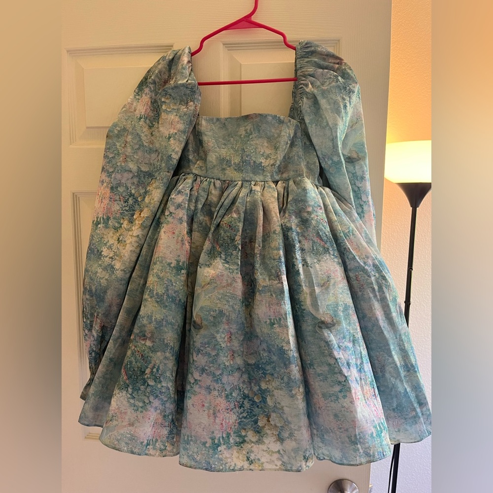 Selkie BNWT Puff Dress in Abbot Prairie - S
